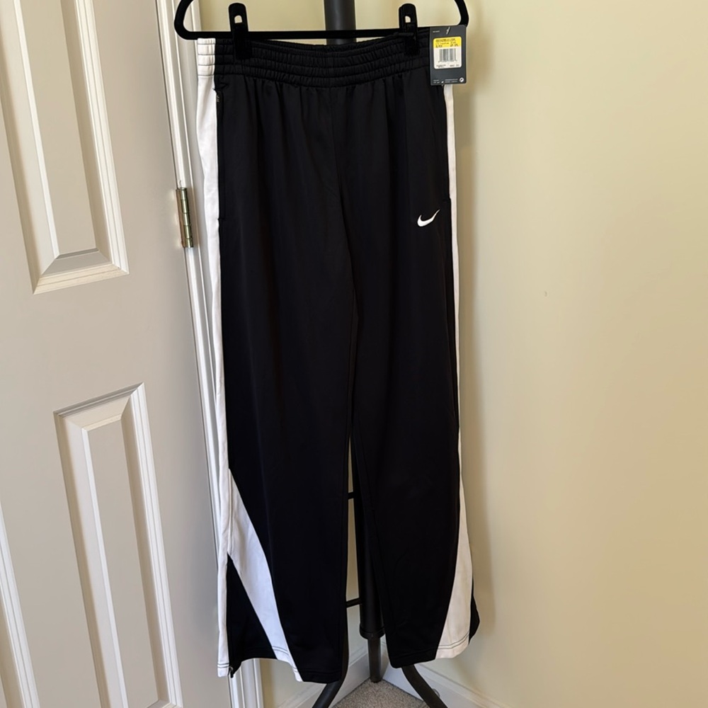 Nike Black and White Womens Track Pants